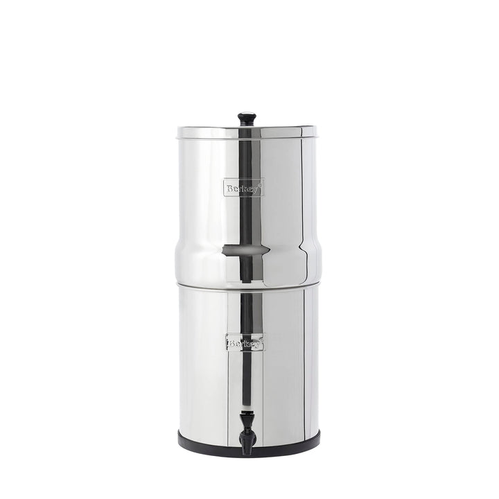 Berkey BK4X2-BB Big Berkey Stainless Steel Water Filtration System with 2 Black Filter Elements by