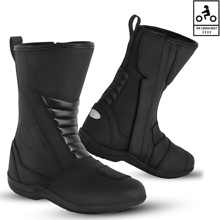 Motorradschuhe für Herren, verstärkte Strassenschuhe, Motorradstossschutz, rutschfeste Sohle, bequem