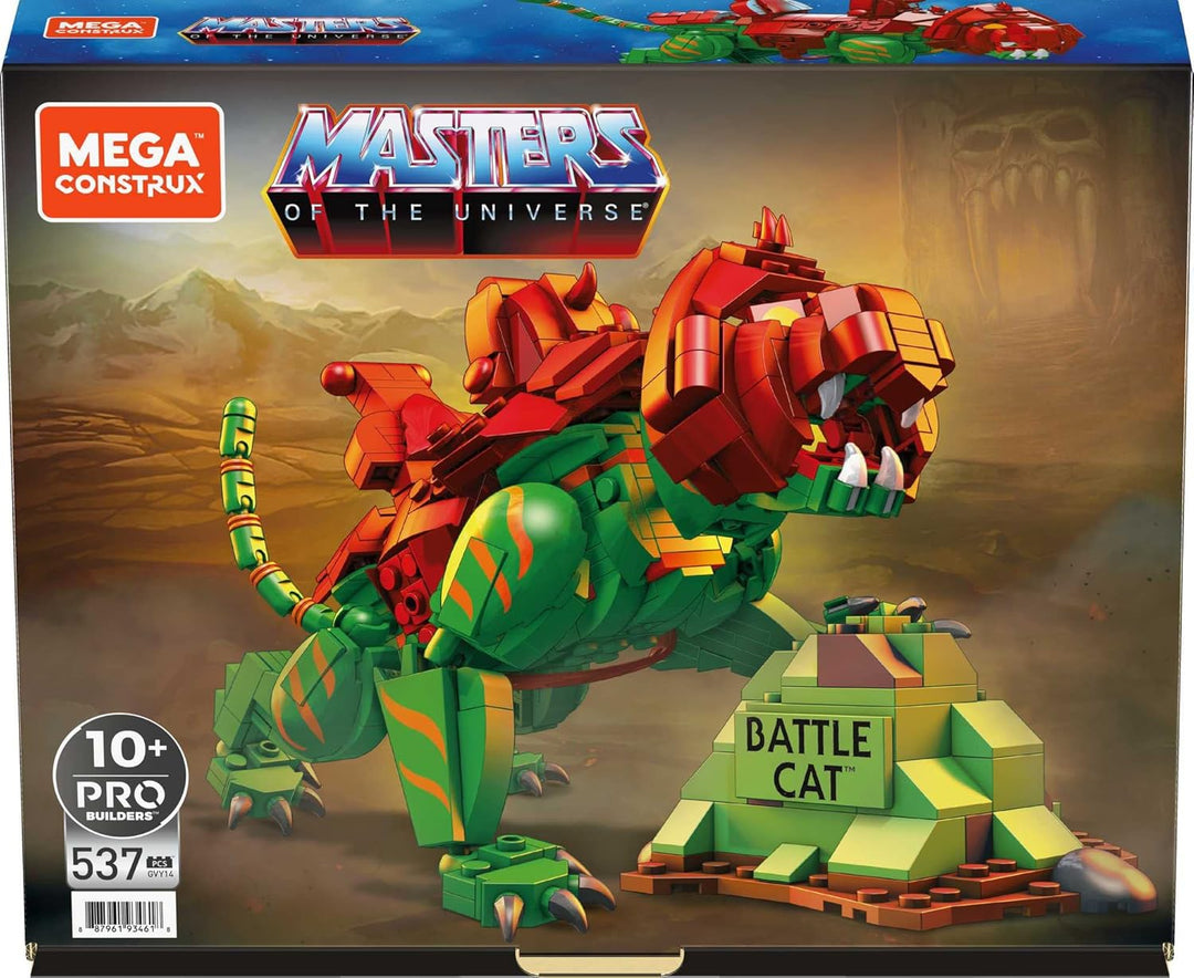 MEGA Construx GVY14 - Masters of the Universe Battle Cat Actionfigur zum Zusammenbauen, Bauspielzeug