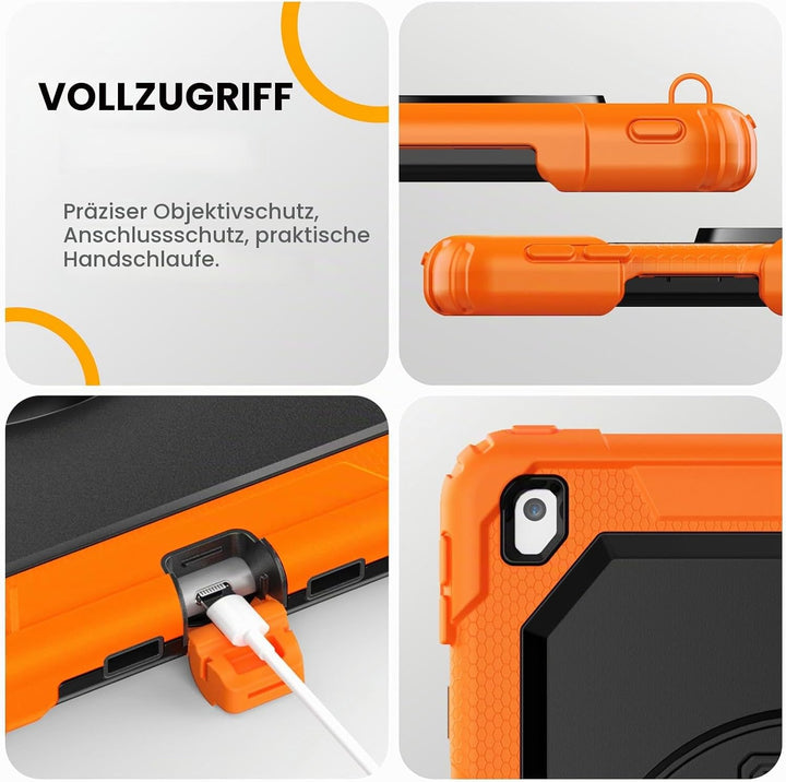 Timecity Hülle für iPad 9/8 / 7 Generation 2021/2020 / 2019 10,2 Zoll Schutzhülle Stossfest Robust m