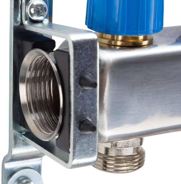Verteiler für Fussbodenheizung, 3 Heizkreise