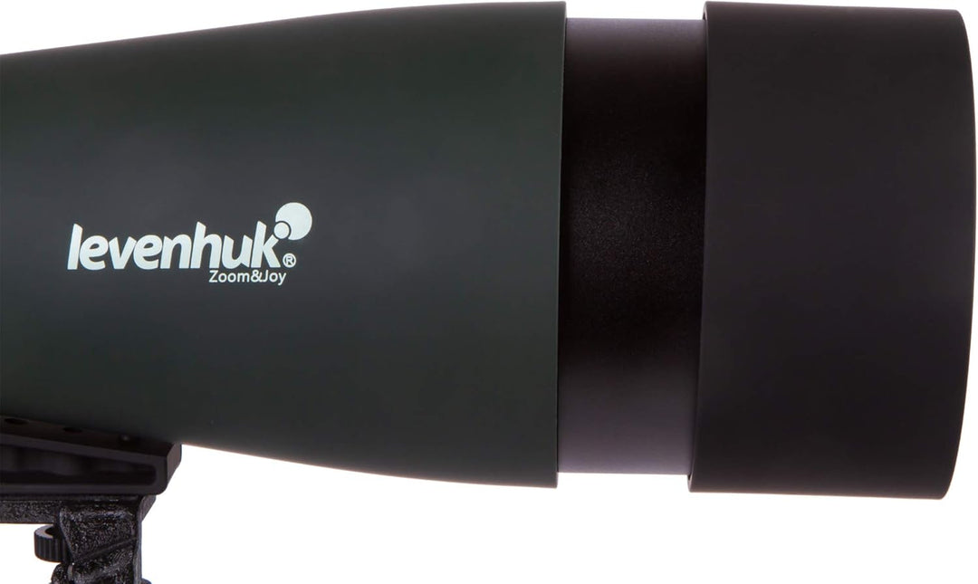 Levenhuk Blaze Base 100 Tragbares Spektiv mit BK-7-Glasoptik, Metall-Tischstativ und Tasche zur Beob