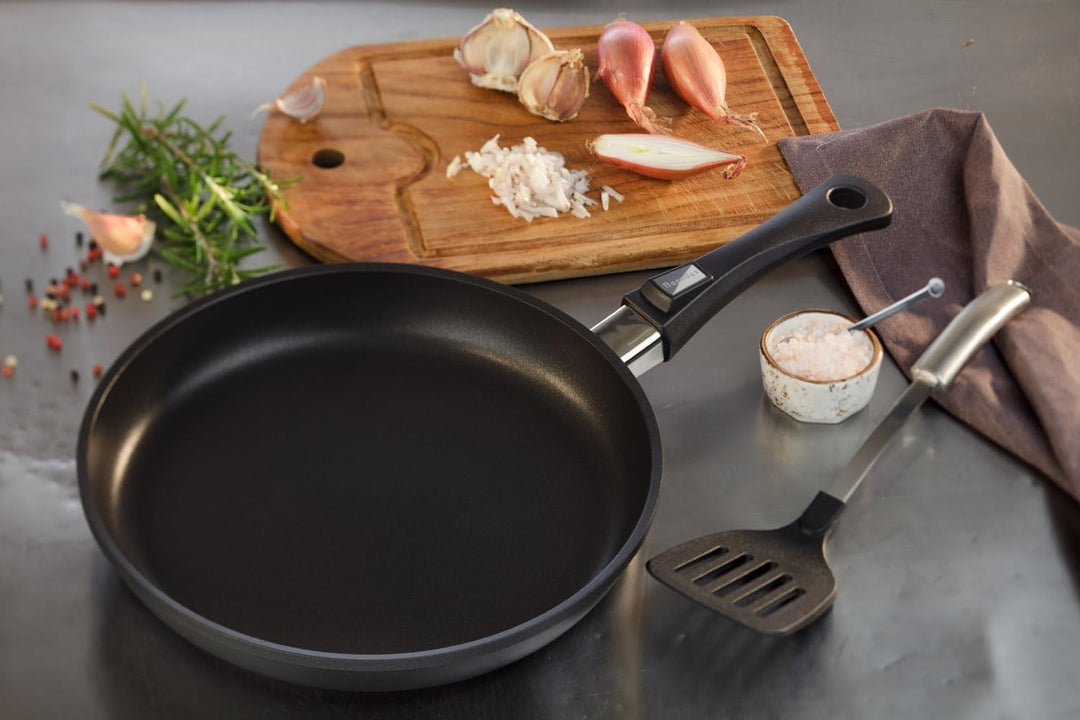 Berndes Vario Click Aluminium Bratpfanne 28 cm mit abnehmbarem Stiel – Induktion & allherdtauglich –