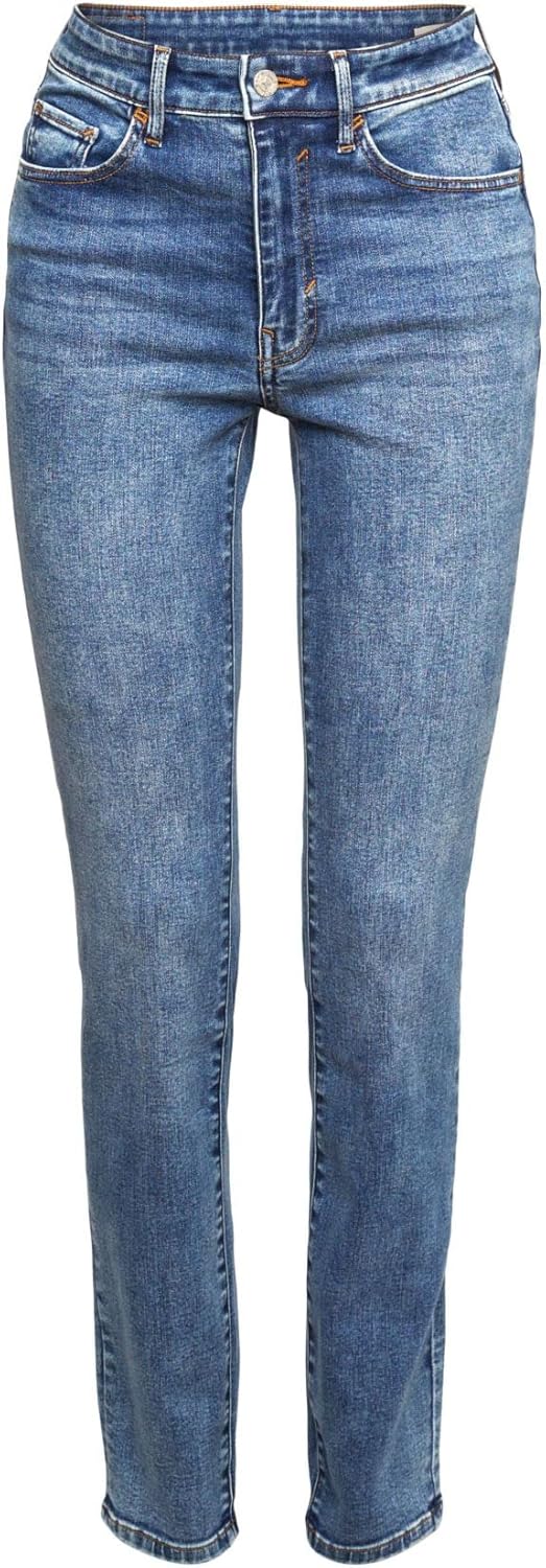 ESPRIT Damen Jeans 25W / 32L 902/Blue Medium Wash, 25W / 32L 902/Blue Medium Wash