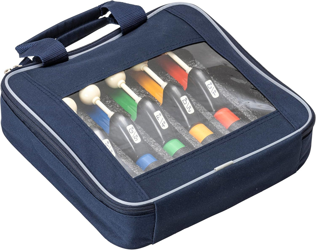 Betzold Handchimes in Boomwhackers®-Farben - farbige Klangstäbe Kinder Handglocken-Set chromatische