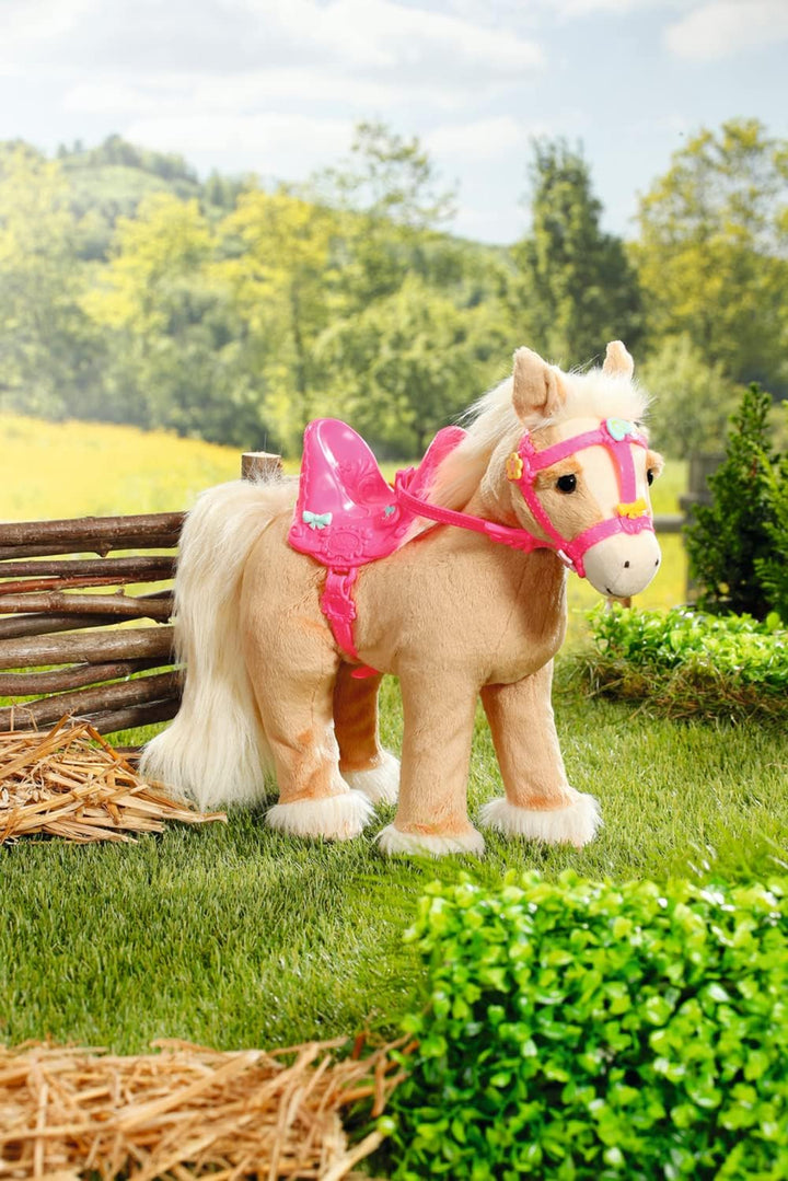 BABY born Zapf Creation 835203 My Cute Horse-Eletronisches Plüschpferd mit Lauf-und Soundfunktion, S