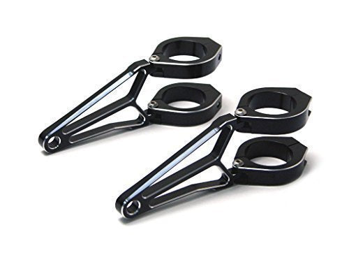 Gabel Montiert Motorrad Scheinwerfer-Halter 37mm - 38mm Razor Stil Hochwertig CNC Bearbeitet Alumini