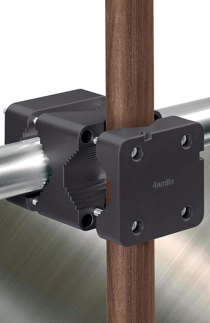 4smile Sonnenschirmhalter Balkongeländer – Aluminium Sonnenschirm Balkon Halterung - Schirmhalterung