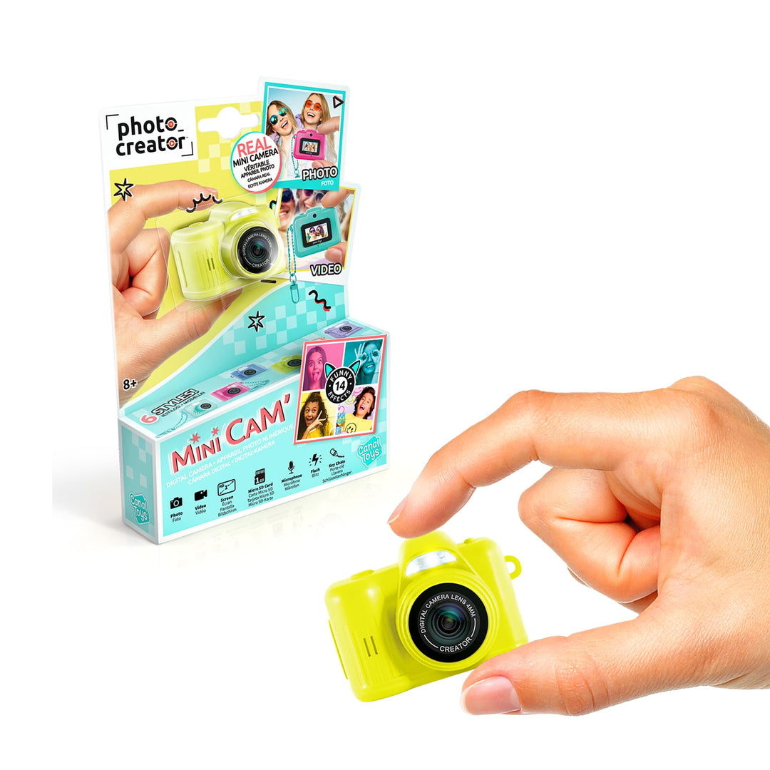 Rocco Giocattoli - Mini Cam - Pro - mit Schlüsselanhänger und 1 GB SD-Karte, Pro