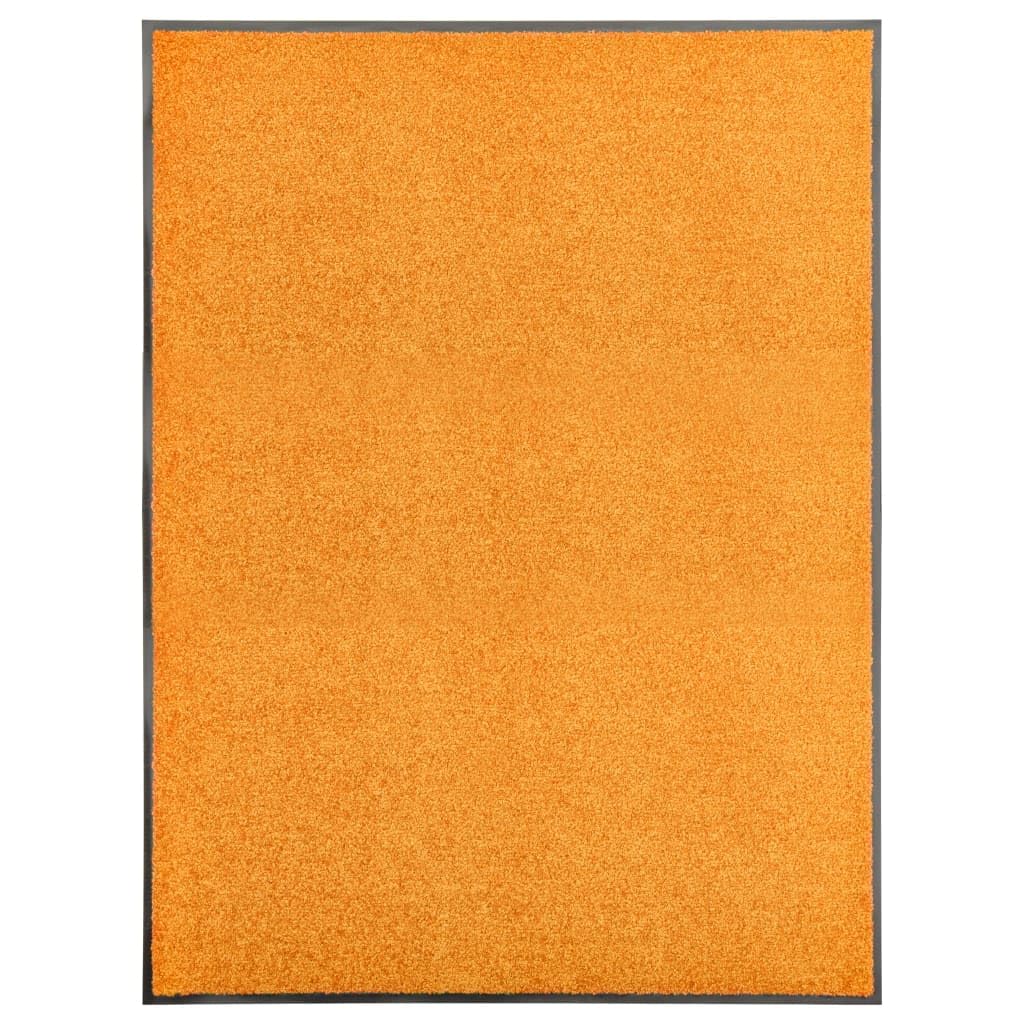 vidaXL Fussmatte Waschbar Schmutzfangmatte Türmatte Fussabtreter Schmutzmatte Schmutzfangläufer Saub