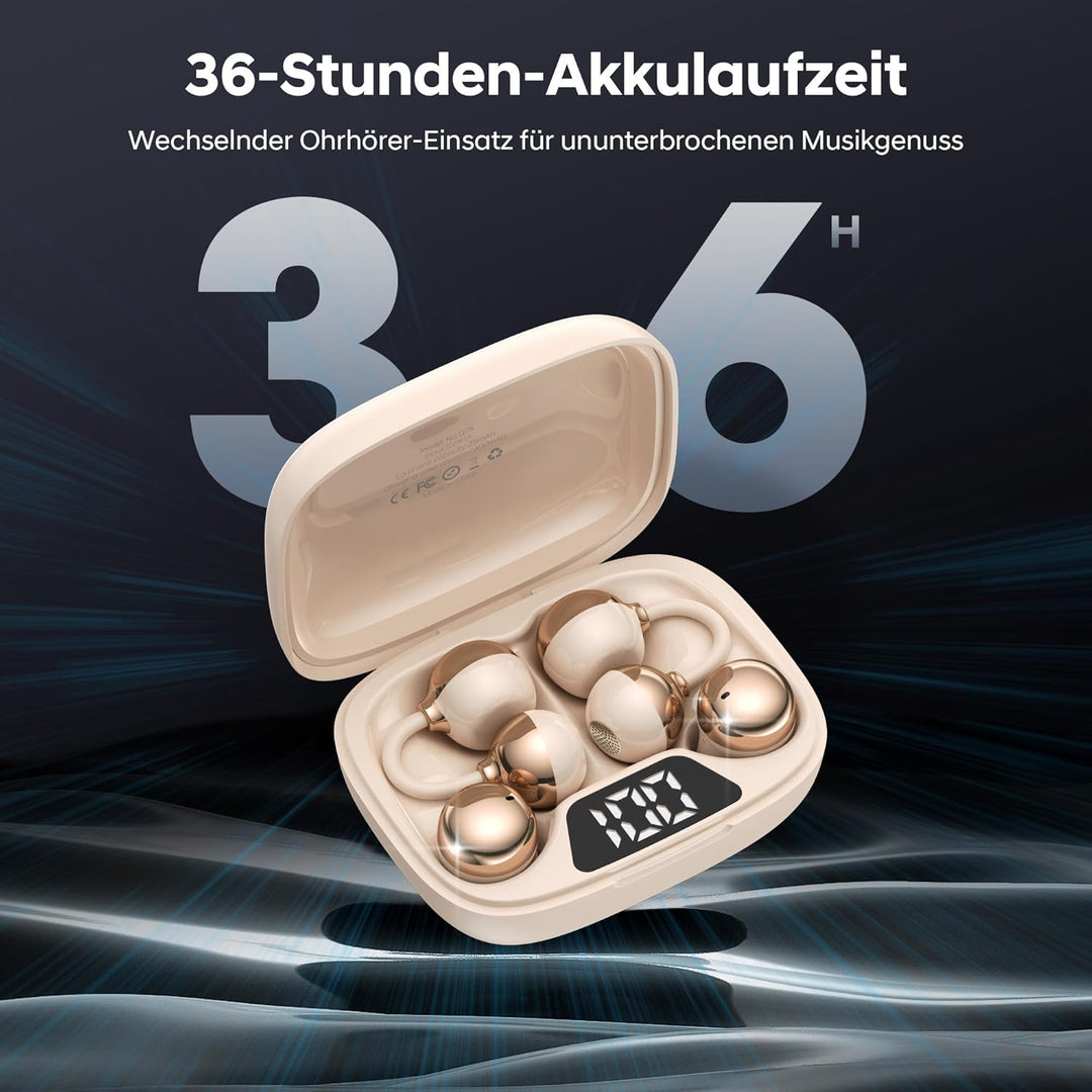 LESUN Open Ear Kopfhörer 6.0 (Champagner-Gold) Das Gold, Das Gold