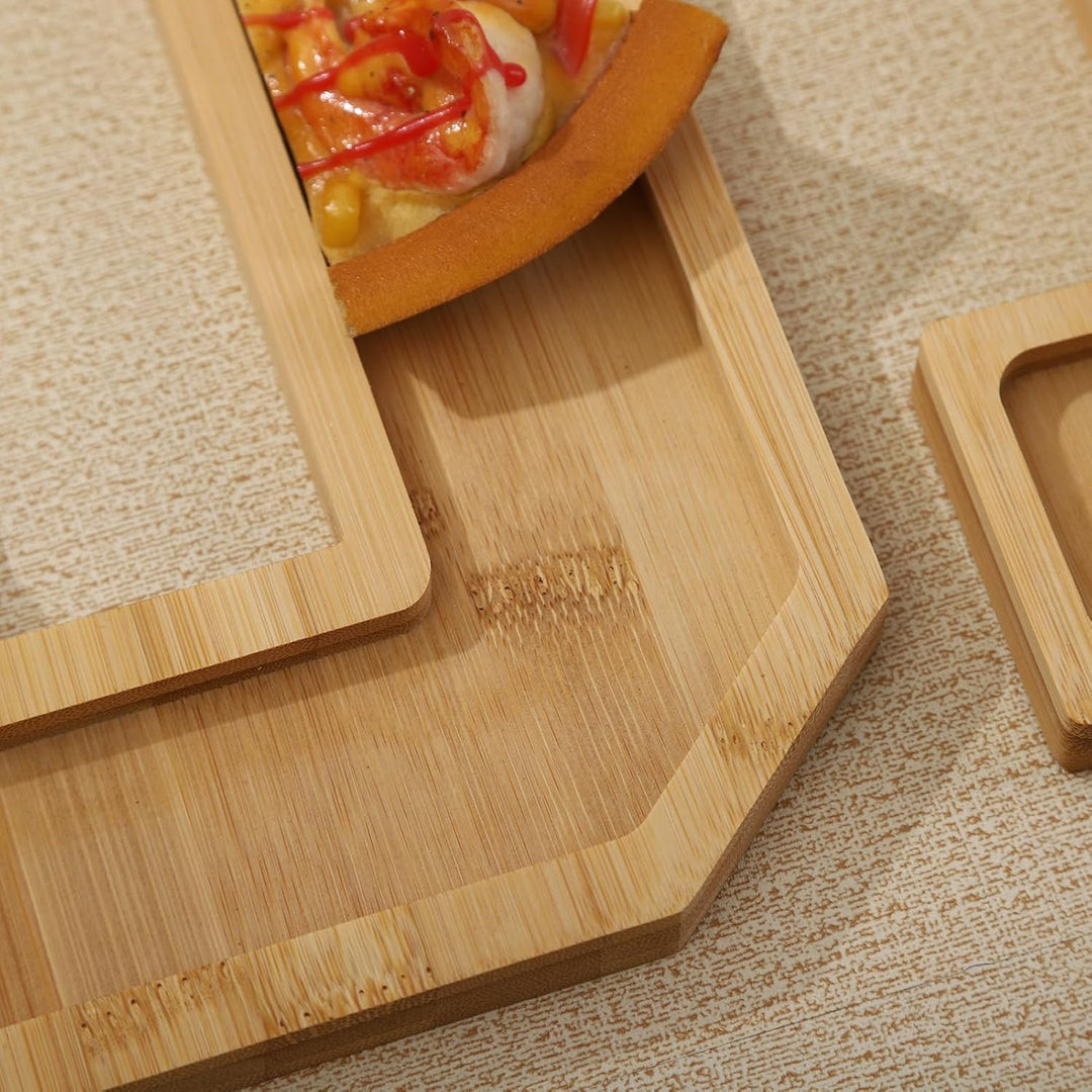 Hapivida Charcuterie Serviertablett Holz mit Zahlen 30x20 cm Befüllbare Charcuterie Brettbox Feinkos
