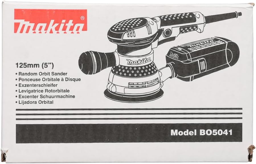 Makita BO5041K Exzenterschleifer im Koffer 125 mm Ø