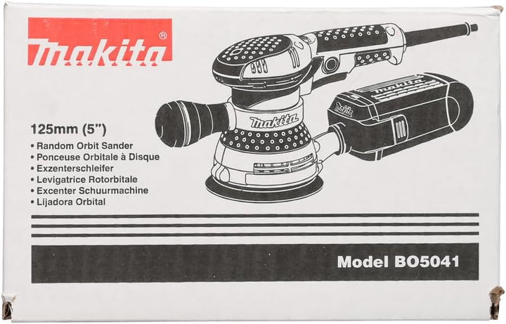 Makita BO5041K Exzenterschleifer im Koffer 125 mm Ø