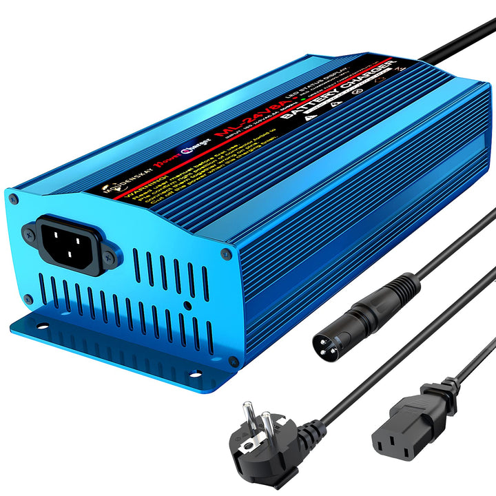 24V 8Amp Smart Automatic Battery Charger,Batterieladegerät Automotive Mit XLR-Anschluss für Roller R