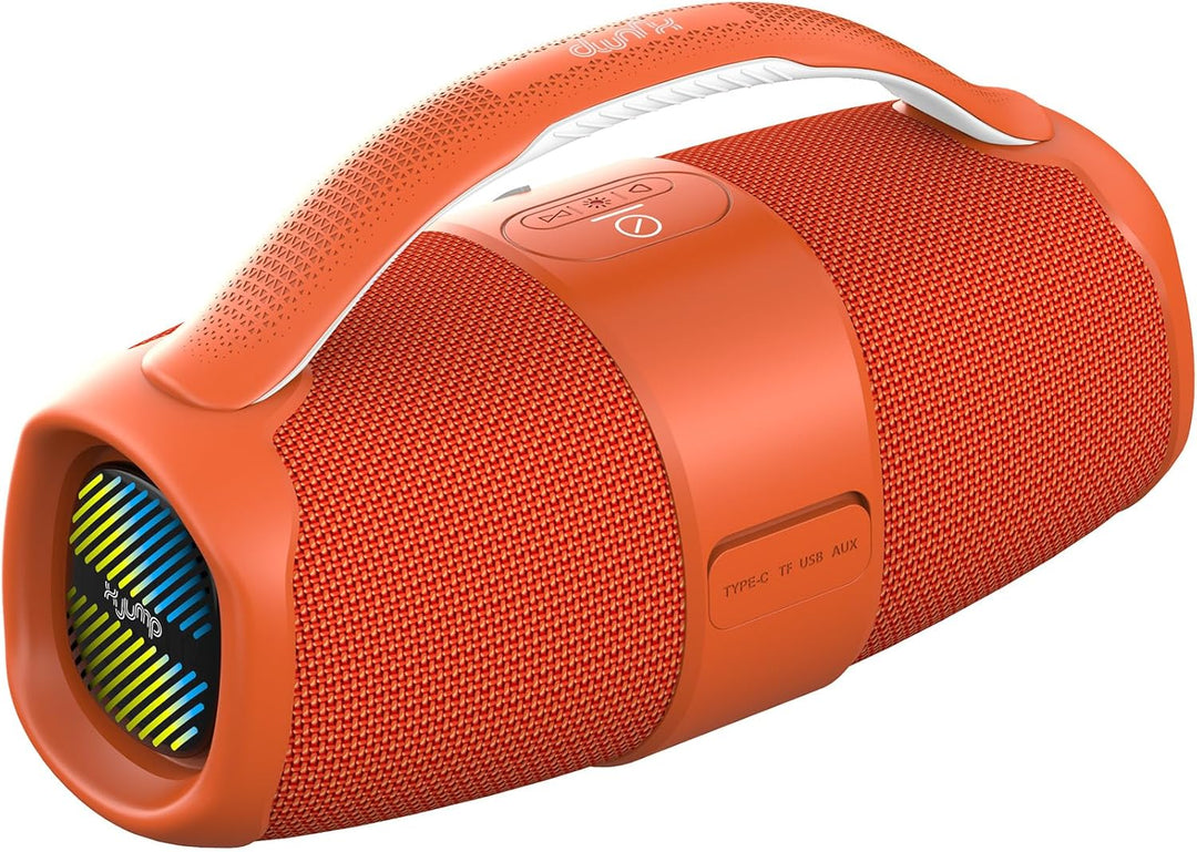 X JUMP XJ 120 Tragbarer kabelloser Lautsprecher, verstärkt, 40 W, hohe Leistung, TWS-Funktion, USB,