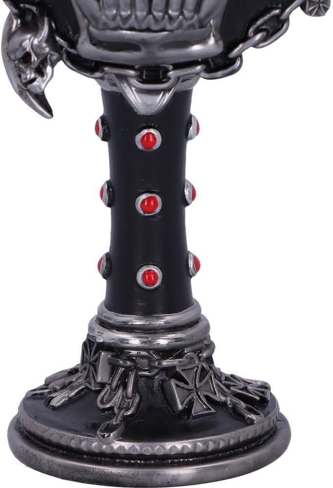 Nemesis Now Officially Licensed Goblet Glass, Silver, 20.5cm Offizielles Lizenzprodukt Motorhead Sna