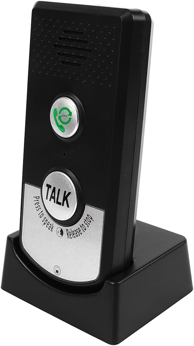 Sarini 2-Wege-Gegensprechanlage mit Sprachfunktion, kabellose Gegensprechanlage mit super grosser Re