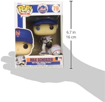 Funko POP! MLB: Dodgers - Max Scherzer - (Home Jersey) - Vinyl-Sammelfigur - Geschenkidee - Offiziel