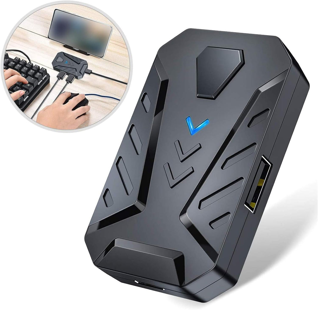 Mobile Game Keyboard Mouse Adapter, Bluetooth Gaming Tastatur Maus Konverter, Mobile Gamepad Control