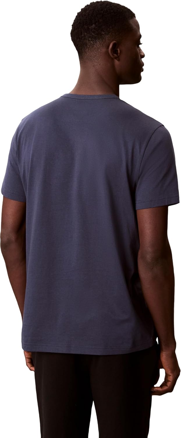 Calvin Klein Herren T-Shirt CK Kurzarm Rundhalsausschnitt mit Print Artikel NM2170E S/S Crew Neck M
