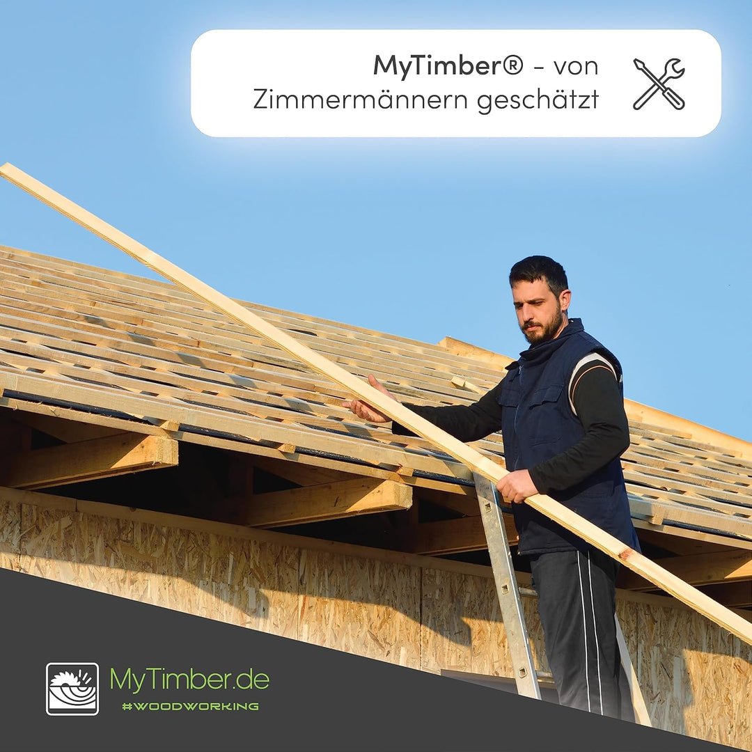 MyTimber Holzlatten als Bauholz Dachlatten | Holz zum selber bauen | 4 x 6cm breit| Kantholz 2m lang