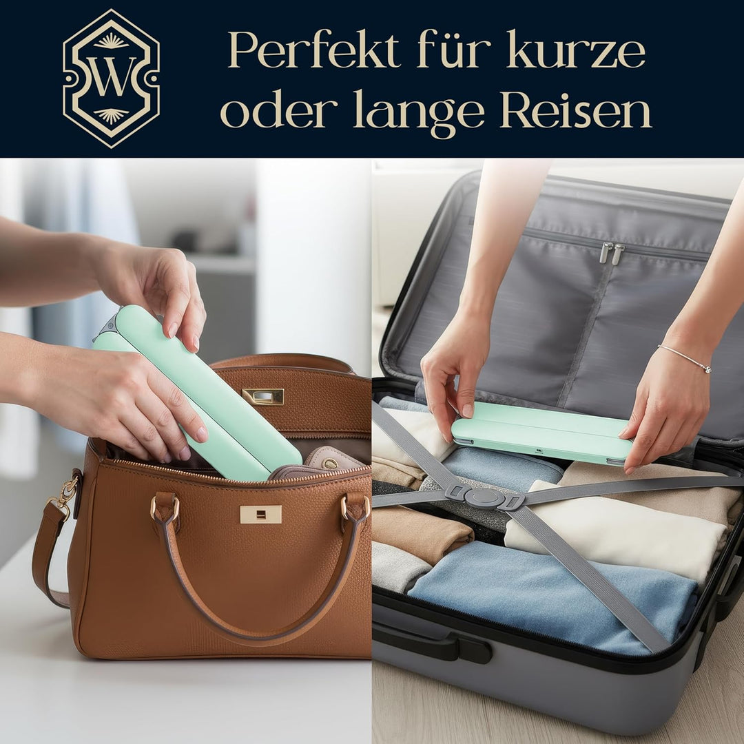 Faltbare Reise Kleiderbügel 3er Set | Platzsparend & Leicht | Ideal für Urlaub, Camping, Hotel & Zuh
