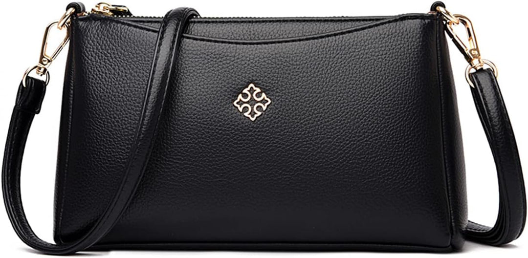 NICOLE & DORIS Handtasche Damen Klein Umhängetasche Multifunktionale Handy Tasche Schultertaschen PU