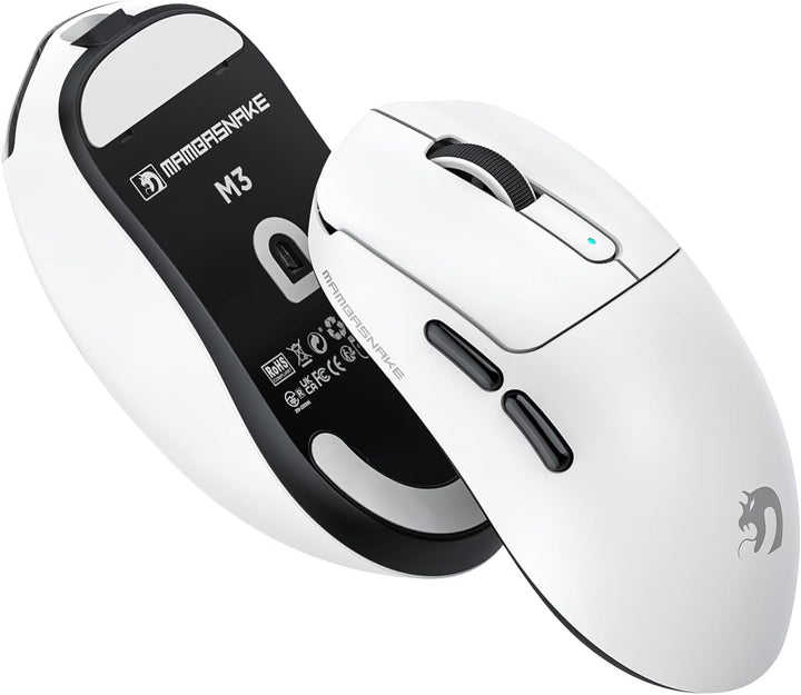 MAMBASNAKE M3 39g Superlight Mouse, PixArt PAW3395PRO Gaming Sensor, BT/2.4G Wireless/Wired Gaming M
