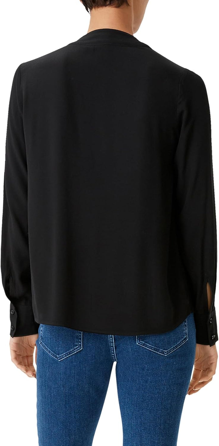 Comma Damen 2136935 Bluse 34 9999_schwarz, 34 9999_schwarz