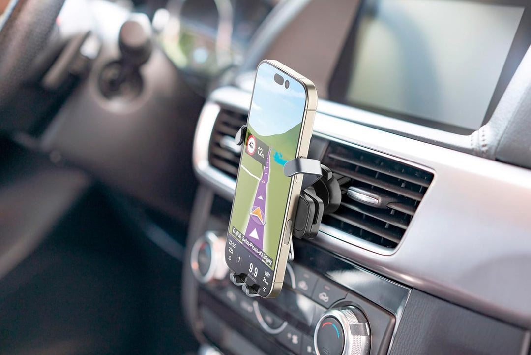 cellularline | Slide Fit - Universale | Smartphone-Halterung für Autos mit Quick and Easy Insertion