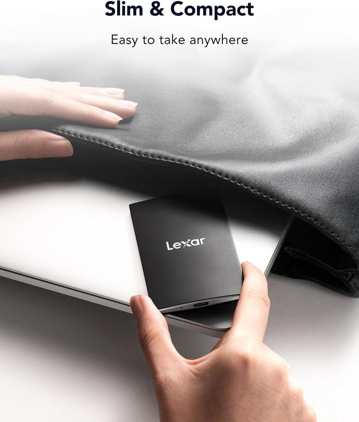 Lexar Externe SSD 4TB, USB 3.2 Gen2x2 Portable SSD, bis zu 2000 MB/s Lesen, 1800 MB/s Schreiben, Tra