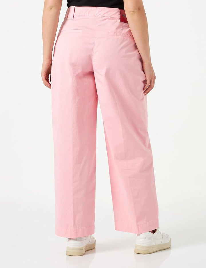 HUGO Damen Chino_Flat, Light/Pastel Pink685