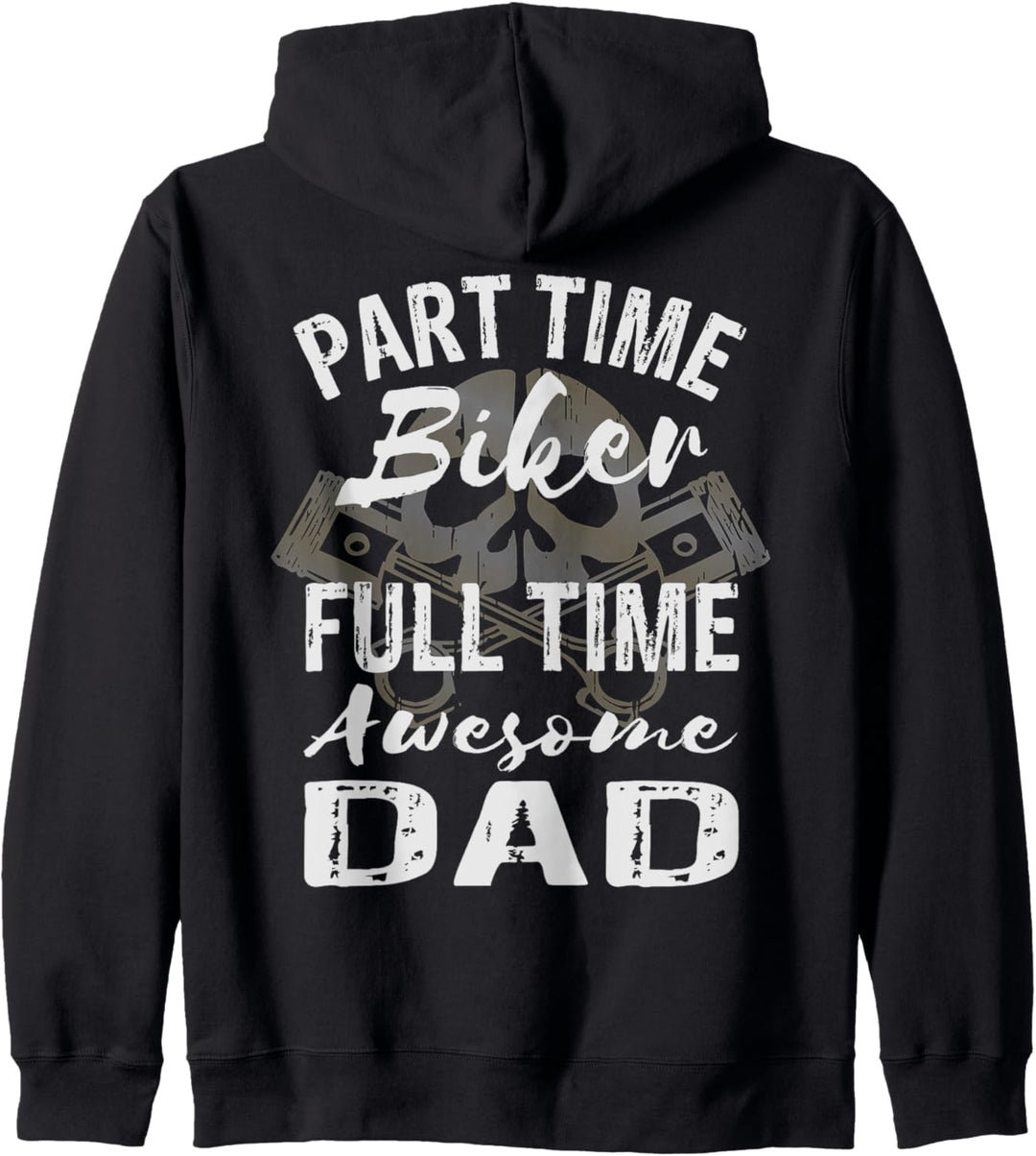 Motorrad Papa - Motorradfahrender Papa - Vater Biker Kapuzenjacke