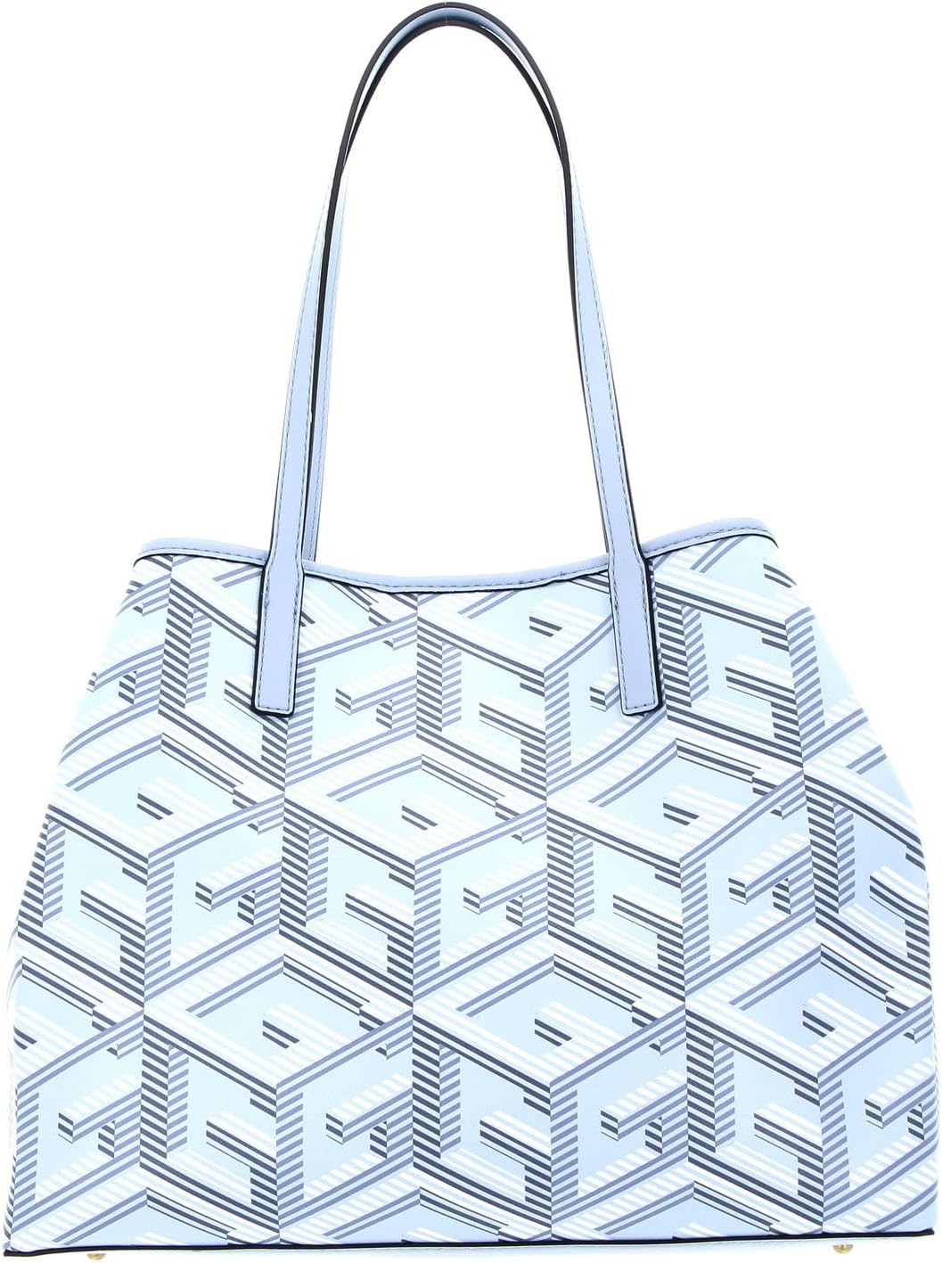 GUESS Damen Vikky Large Tote Bag Eisblau -Logo, Eisblau -Logo