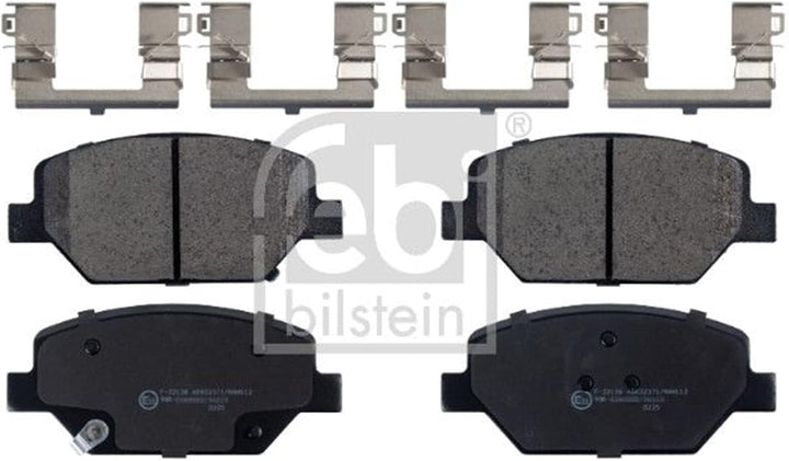 febi bilstein 116248 Bremsbelagsatz mit Anbaumaterial, 1 Stück