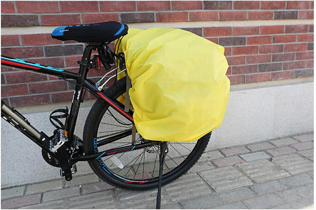 50L Fahrradtaschen Gepäckträger, Wasserdichte Fahrradtaschen aus Hochdichtem 600D Polyester für Daue