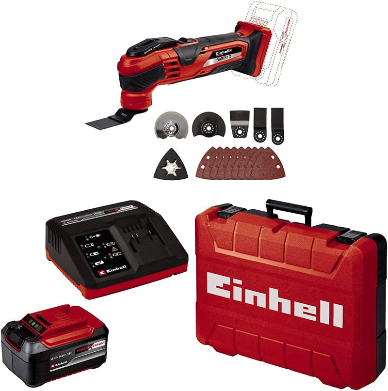 Einhell Akku-Multifunktionswerkzeug VARRITO Power X-Change (Li-Ion, 18V, 22000-40000 min-1, Schnells