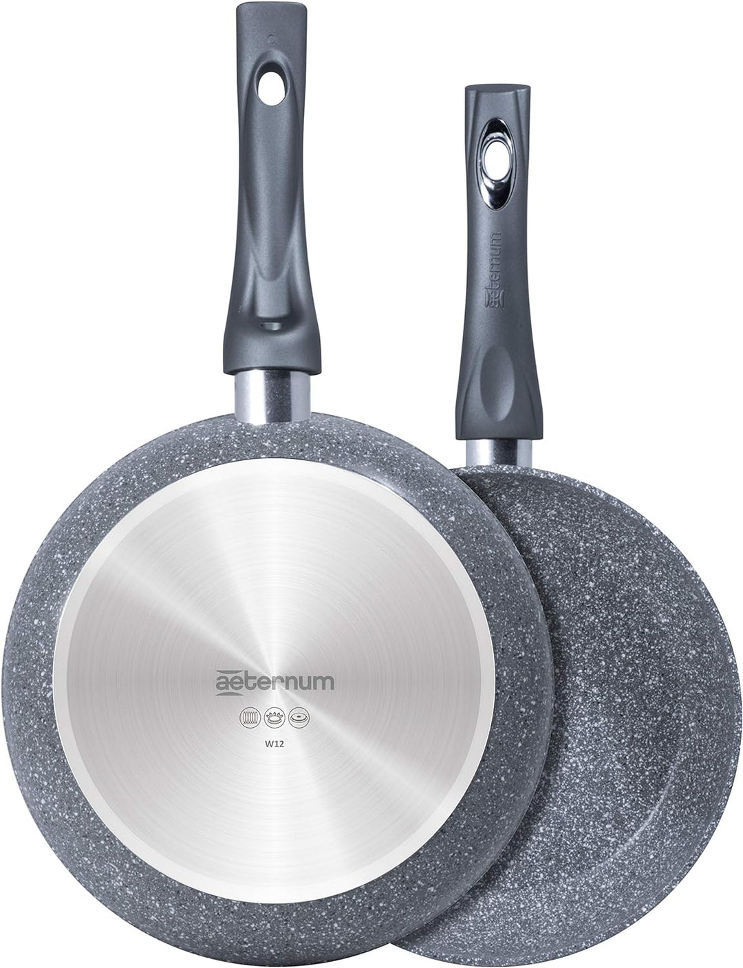 Aeternum Madame Petravera 3.0 Pfannenset aus Aluminium, induktionsgeeignet, 24/28 cm Bis Padelle Mad