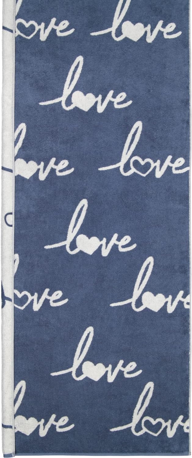 CAWÖ Home Strandtücher Campus Love 835 Nachtblau - 17 70x180 cm