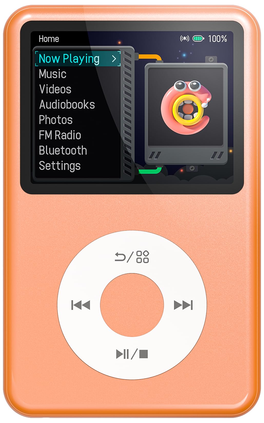 Innioasis Y1 Kinder MP3 Player - Zeitlose Klasse: 128 GB, Bluetooth, Video-Player, Hörbücher, FM-Rad