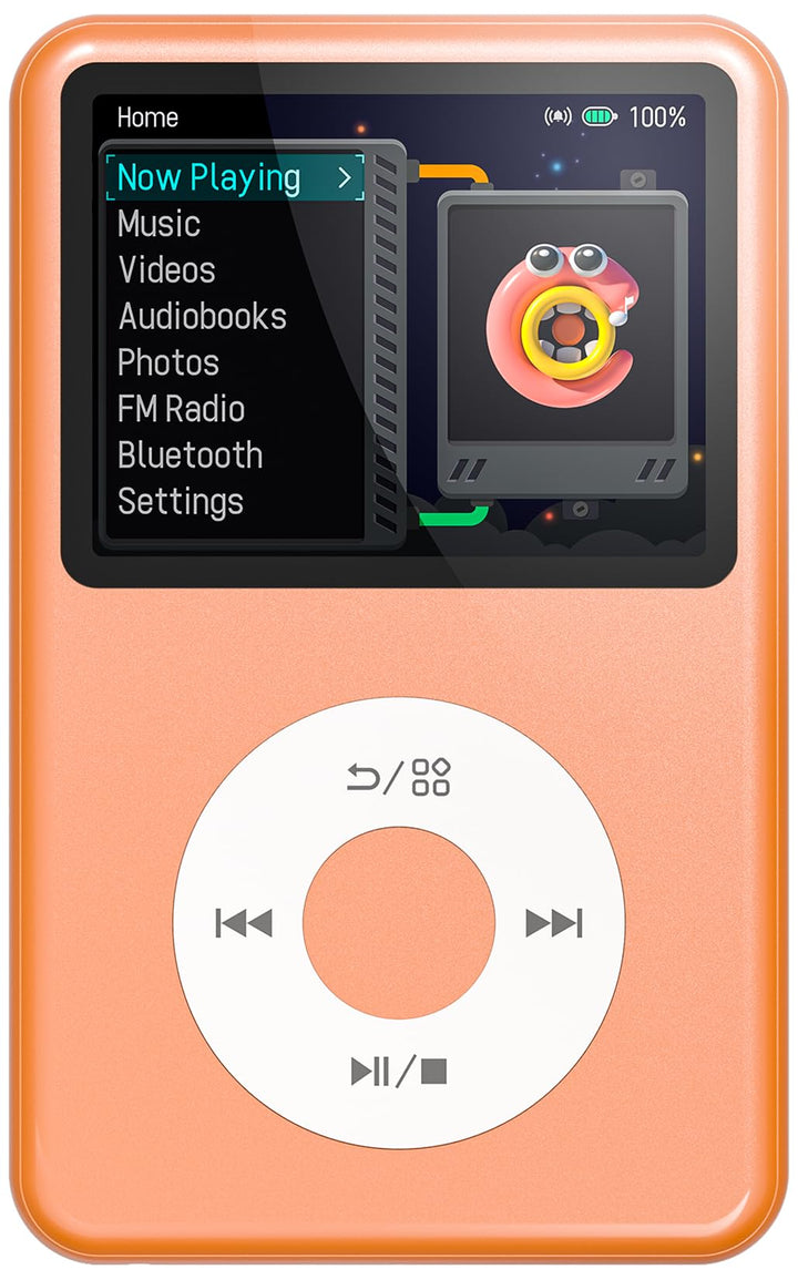 Innioasis Y1 Kinder MP3 Player - Zeitlose Klasse: 128 GB, Bluetooth, Video-Player, Hörbücher, FM-Rad