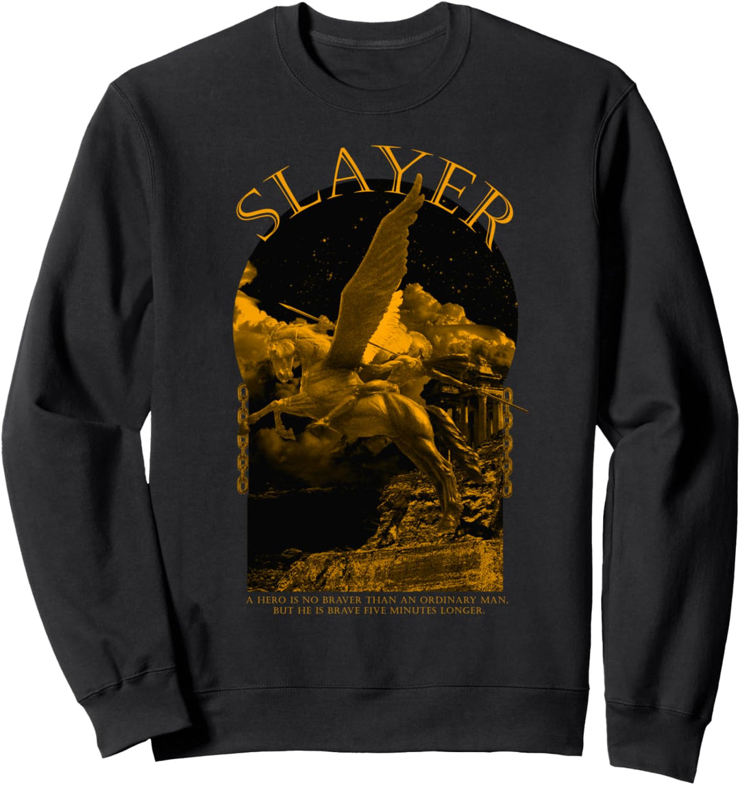 Slayer Warrior - Sad Aesthetic Edgy Streetwear Sweatshirt