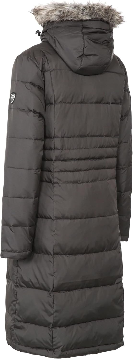 Trespass Damen Phyllis Daunenjacke, Schwarz