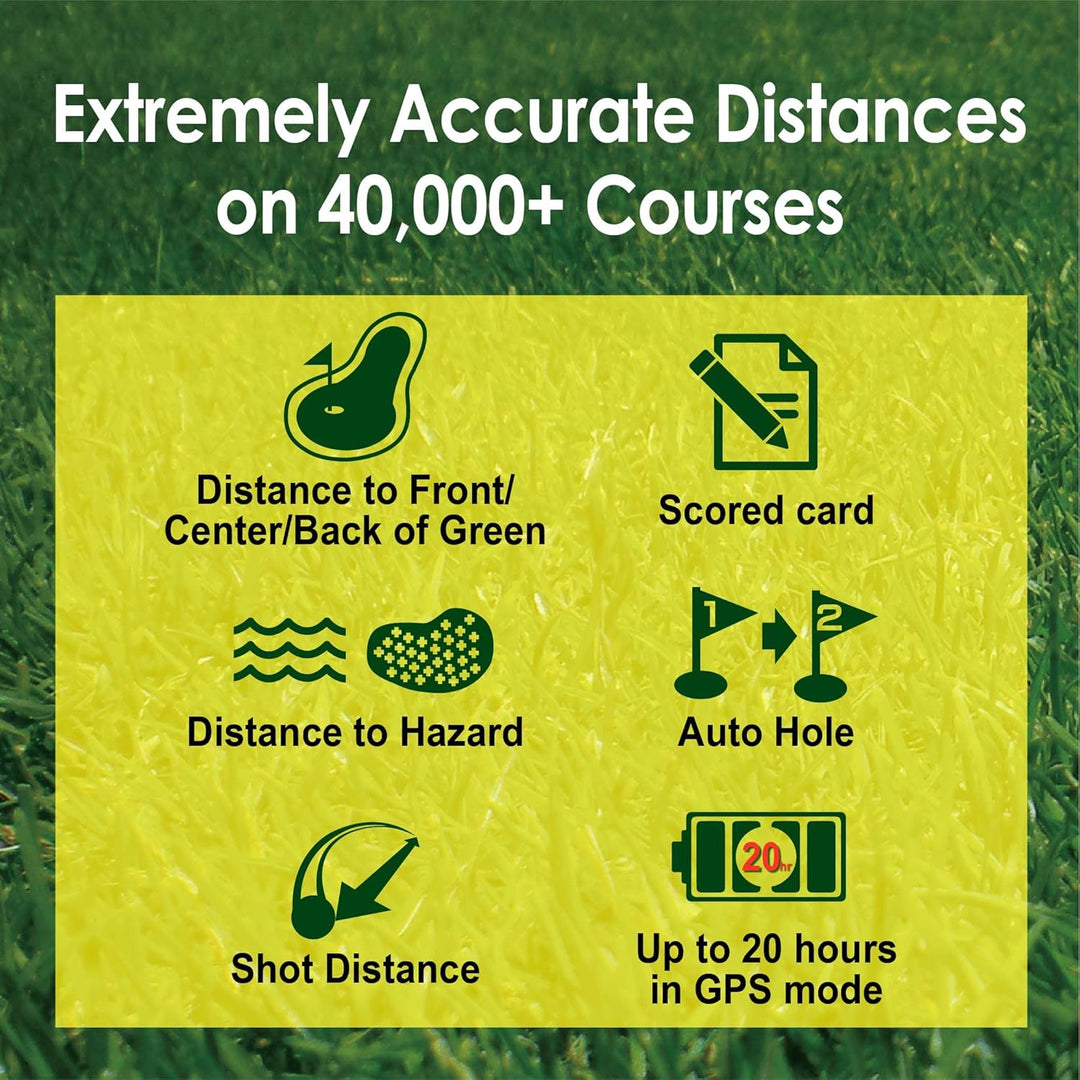 Canmore TW356 Golf GPS tragbares Gerät für Männer und Frauen, kostenloses Update, hohes LCD-Display,