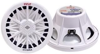 Pyle SUB SUBWOOFER Regenmantel WASSERMACHT PLMRW12 Water Proof 12" 30,00 cm 300 MM WEISE FUR Boot FL