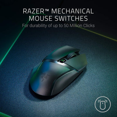 Razer Basilisk X Hyperspeed - Kabellose Gaming-Maus (Hyperspeed-Technologie, Fortschrittlicher optis