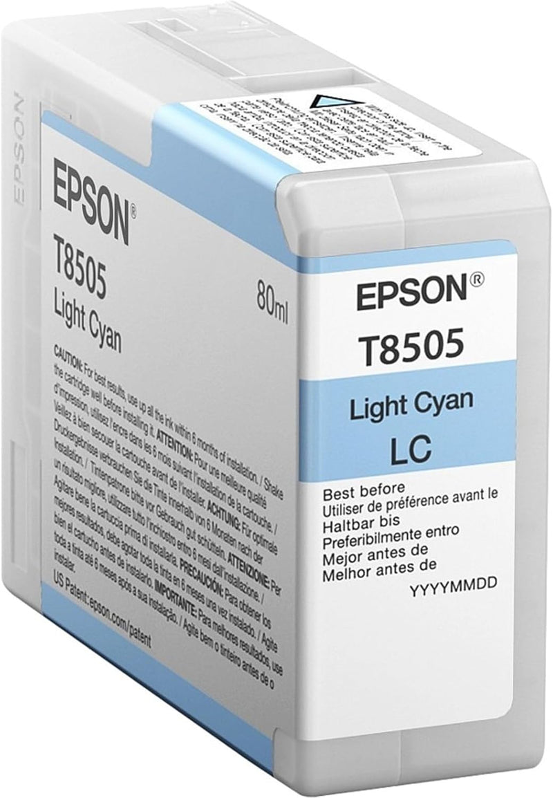 Epson T850500 Singlepack Light, cyan light cyan Standardverpackung, light cyan Standardverpackung