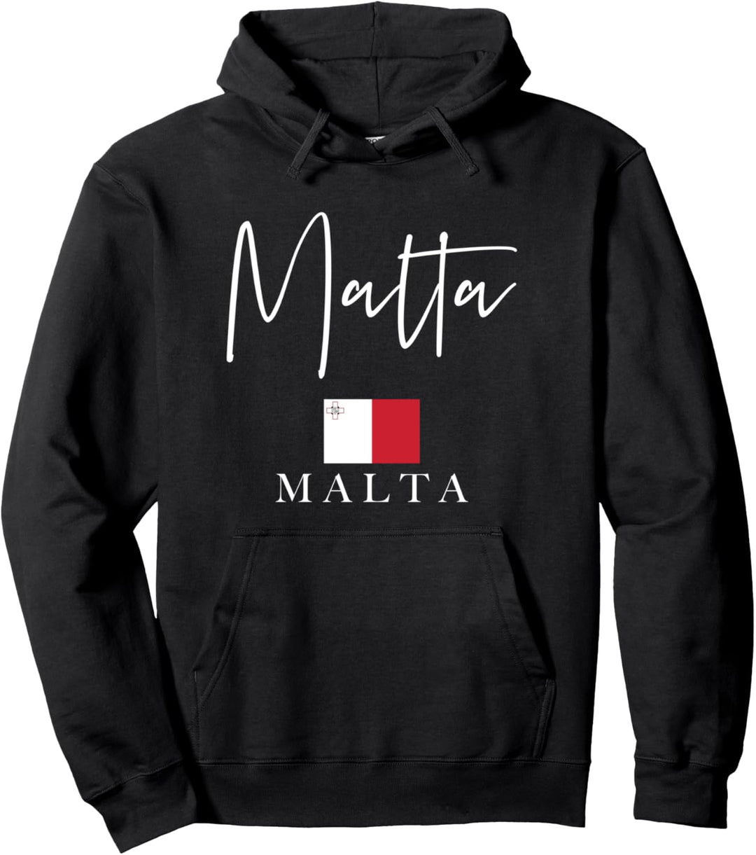 Flagge Urlaub – Insel Malta Pullover Hoodie