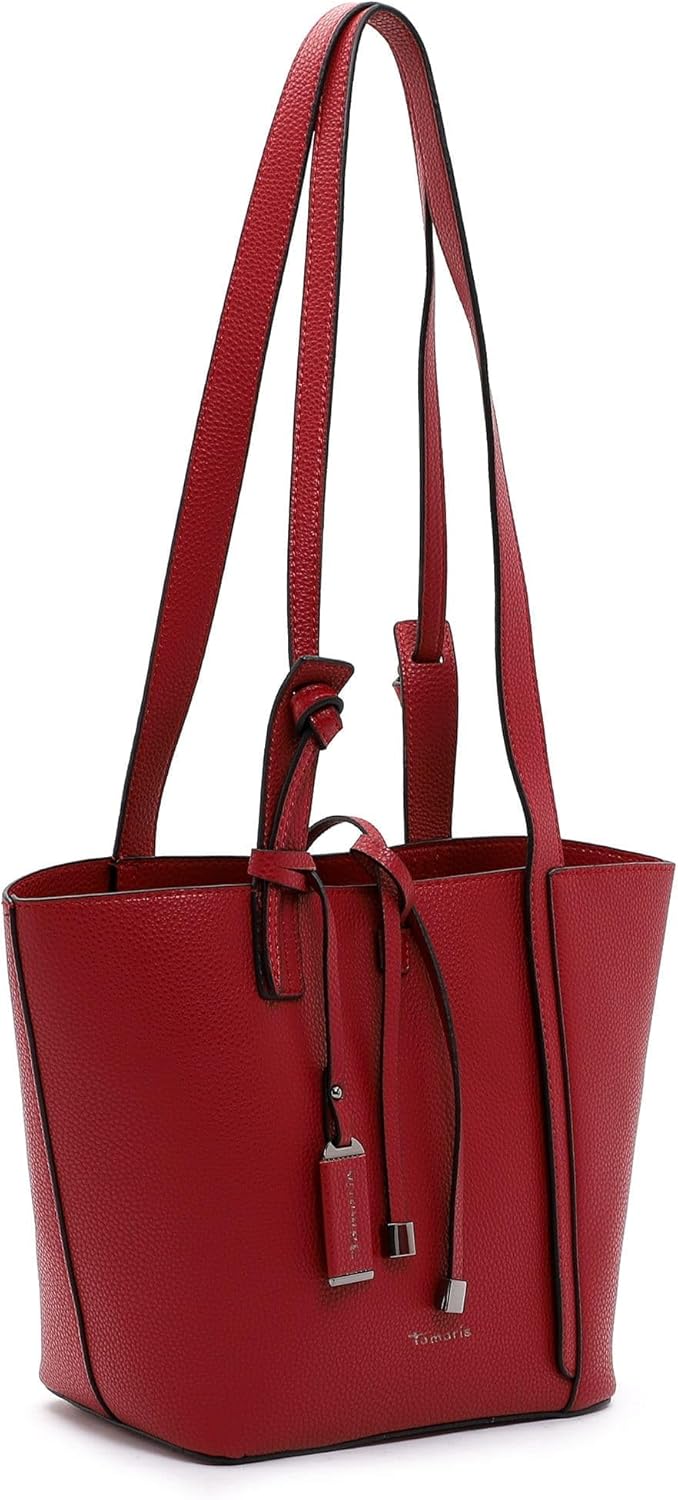 Tamaris Shopper Janika 32011 Damen Handtaschen Uni Einheitsgrösse Darkred 606, Einheitsgrösse Darkre